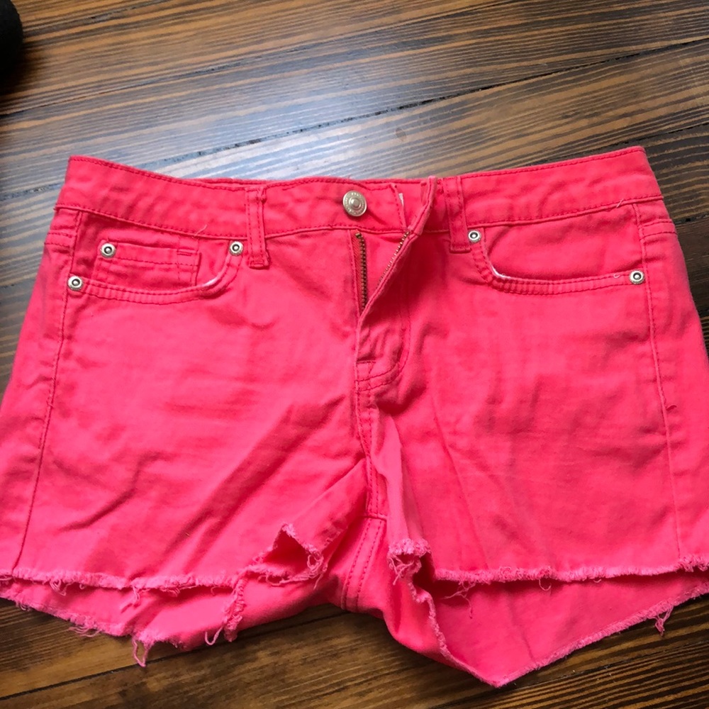 Pink shorts